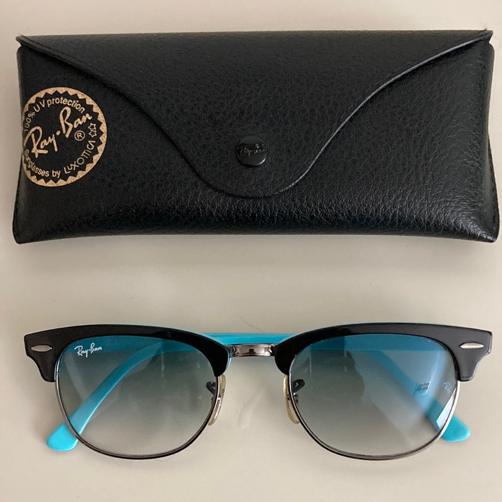 COPY - Women’s RayBan Black & Teal Sunglasses